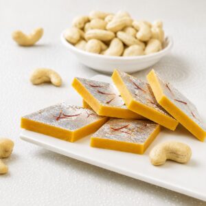 Kesar Kaju Katli